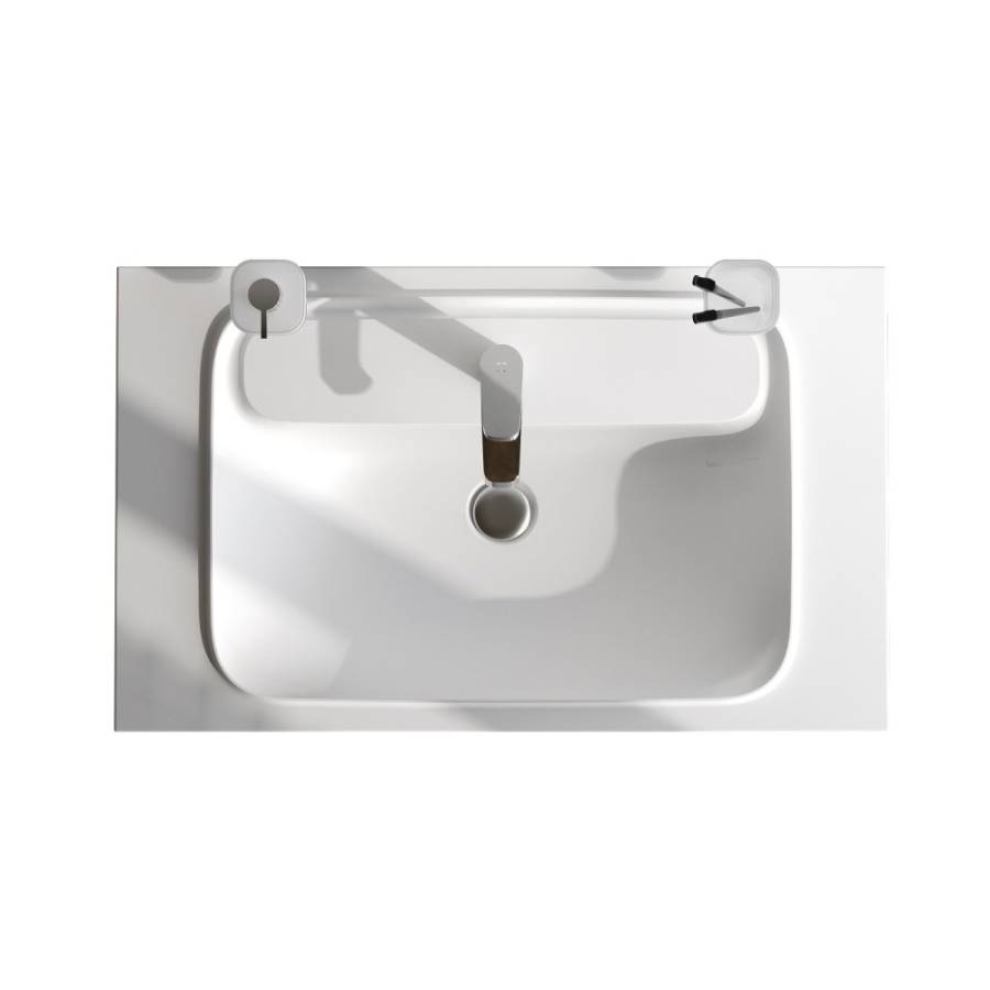 M8FWPC0800WM Func, Раковина мебельная, литьевой мрамор, 80 см, цвет Белый матовый M8FWPC0800WM Func, Раковина мебельная, литьевой мрамор, 80 см, цвет Белый матовый