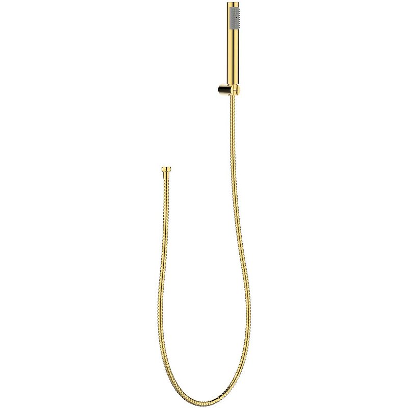 UNO Ручной душ со шлангом и держателем, золото, UNO-DFS-ORO UNO Ручной душ со шлангом и держателем, золото, UNO-DFS-ORO