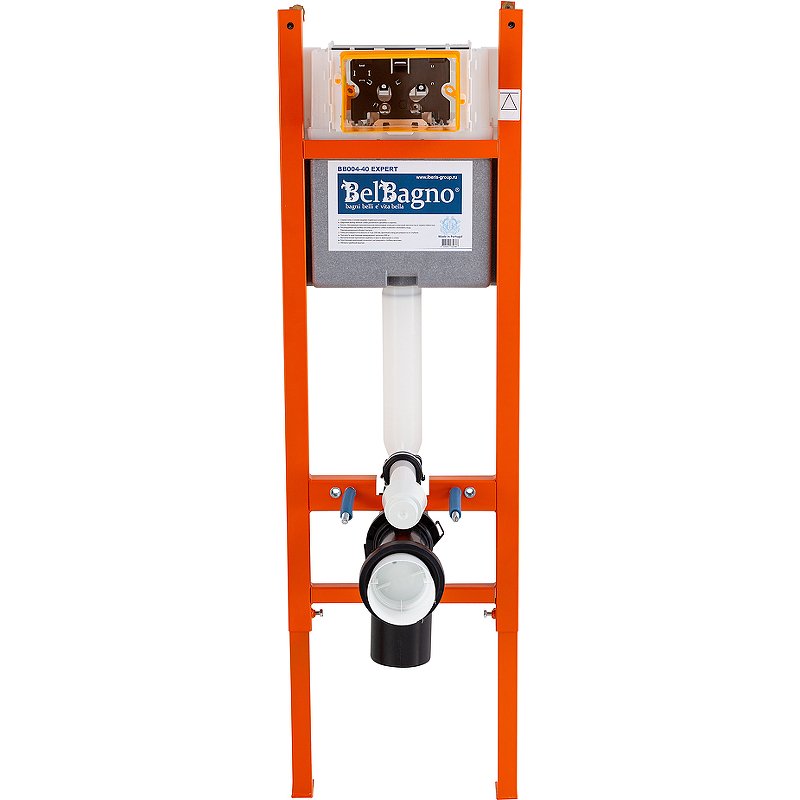 Инсталляция BelBagno EXPERT 40 для подвесного унитаза, 1130х400х150 мм, со смывным бачком скрытого монтажа, фронтальное/горизонтальное управление, кр Инсталляция BelBagno EXPERT 40 для подвесного унитаза, 1130х400х150 мм, со смывным бачком скрытого монтажа, фронтальное/горизонтальное управление, кр