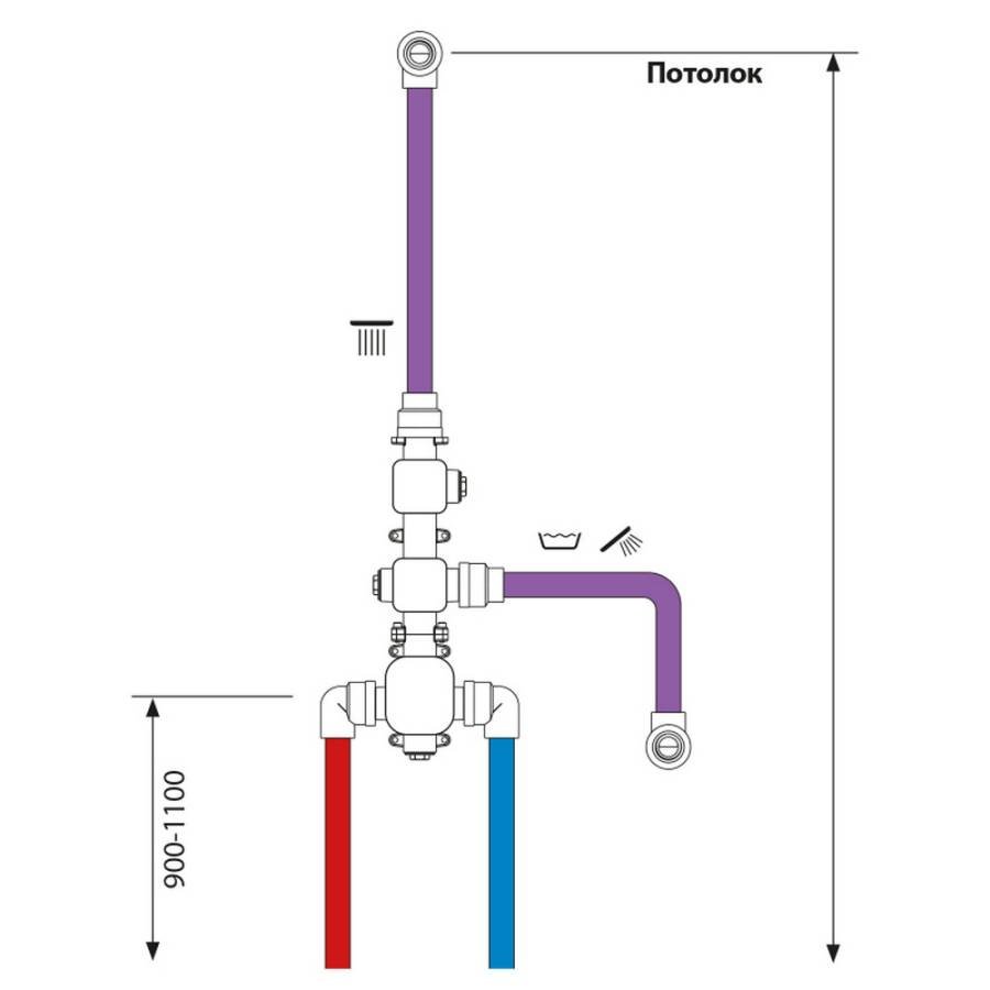Душевая система Timo Selene SX-2239/03SM скрытого монтажа с термостатом, черная матовая Душевая система Timo Selene SX-2239/03SM скрытого монтажа с термостатом, черная матовая