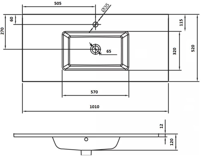 Столешница стекло 100см моноблок СЕРЕБРО поталь Столешница стекло 100см моноблок СЕРЕБРО поталь