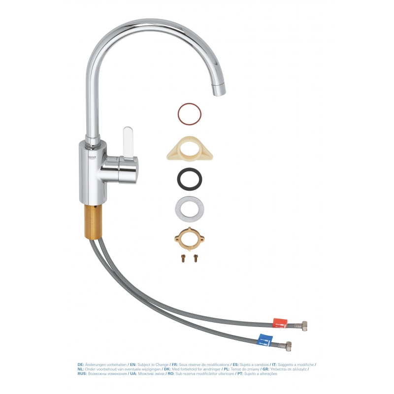 Смеситель для кухни Grohe Eurosmart Cosmopolitan стандартный хром (32843002) Смеситель для кухни Grohe Eurosmart Cosmopolitan стандартный хром (32843002)