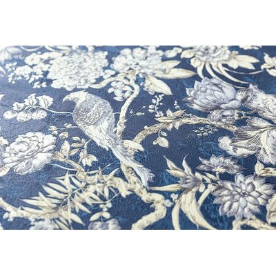 Обои виниловые Азулежу мотив, синий