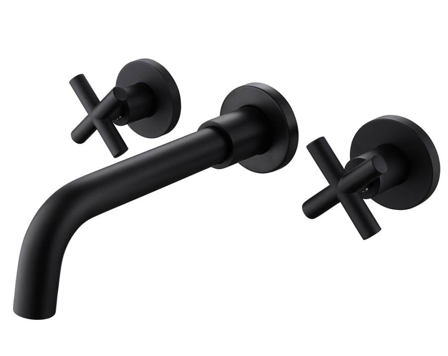 Смеситель ABBER Wasser Kreis AF81121B для раковины, черный матовый Смеситель ABBER Wasser Kreis AF81121B для раковины, черный матовый