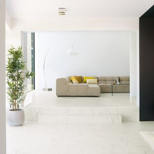 Ламинат Quick-step Arte UF1400 Мраморная плитка  (9,5мм/32кл/1,558м2) 624*624, м2