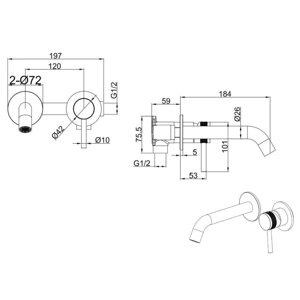 Смеситель для раковины Allen Brau Priority 5.31030-00 (с внутренней частью) хром Смеситель для раковины Allen Brau Priority 5.31030-00 (с внутренней частью) хром