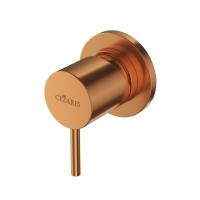 LEAF-DIM-L-SS Встраиваемый однорычажный смеситель на 1 выход, исполнение Sunset LEAF-DIM-L-SS Встраиваемый однорычажный смеситель на 1 выход, исполнение Sunset