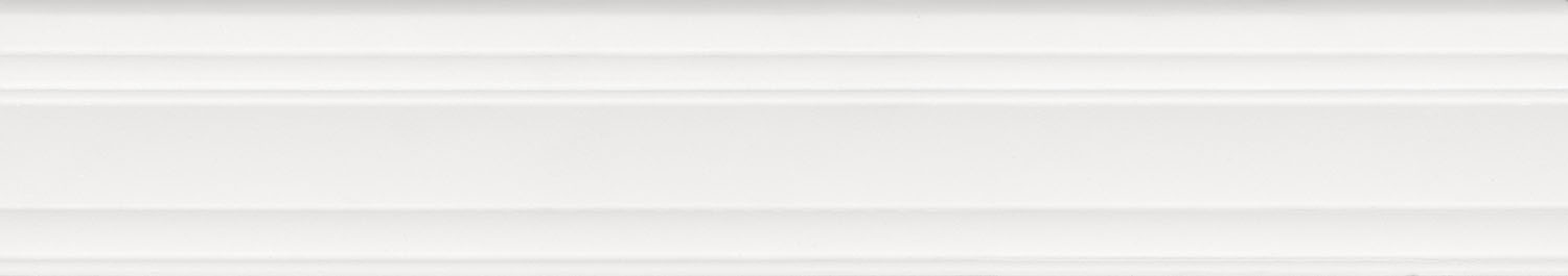 Бордюр Багет Беллони белый матовый обрезной 40x7,3x2,7 Бордюр Багет Беллони белый матовый обрезной 40x7,3x2,7