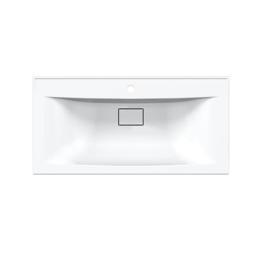 Раковина VCB-3M900W из искусственного камня, цвет белый Раковина VCB-3M900W из искусственного камня, цвет белый