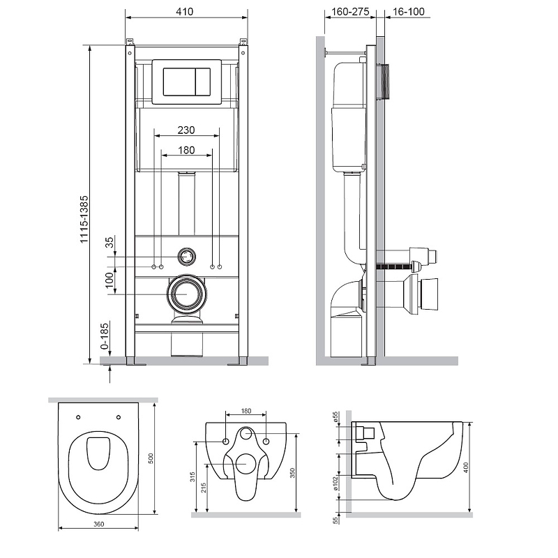 DX36.IS10151.1701 Инсталляция с клавишей глянец. Хром с подвесным унитазом Scandinavian Pure безободк с сид м/лифт DX36.IS10151.1701 Инсталляция с клавишей глянец. Хром с подвесным унитазом Scandinavian Pure безободк с сид м/лифт