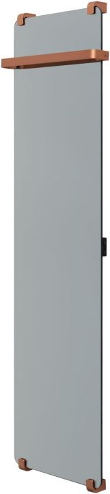 Полотенцесушитель электрический Allen Brau Infinity 160x44 с рейлингом и креплением, медь браш Полотенцесушитель электрический Allen Brau Infinity 160x44 с рейлингом и креплением, медь браш