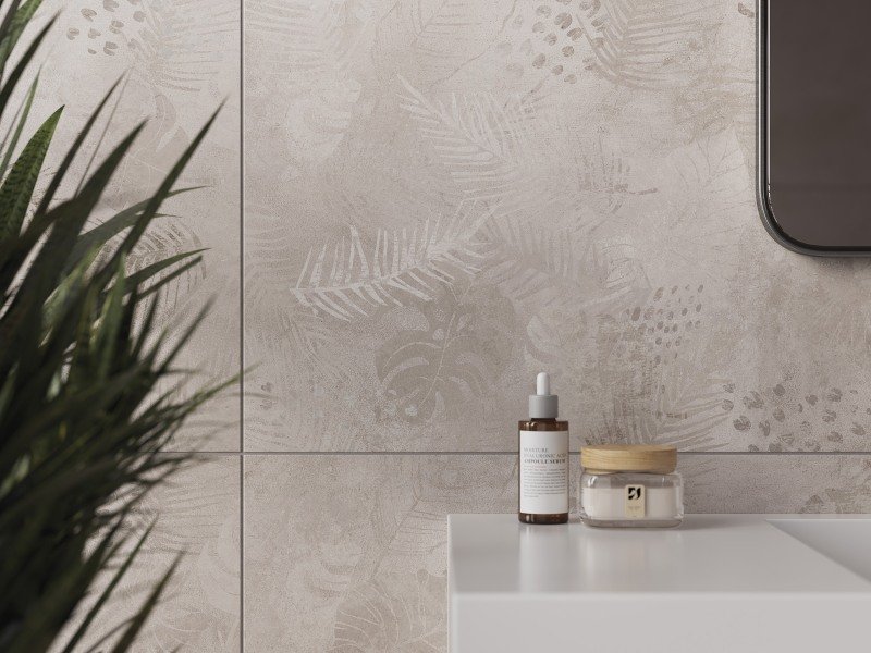 Керамогранит Meissen Keramik State листья серый ректификат 44,8x89,8 A16885 Керамогранит Meissen Keramik State листья серый ректификат 44,8x89,8 A16885