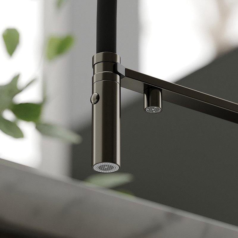 Смеситель для кухни SANCOS Imola с возможностью подключения фильтра для воды, цвет вороненая сталь, арт. SC4010GG Смеситель для кухни SANCOS Imola с возможностью подключения фильтра для воды, цвет вороненая сталь, арт. SC4010GG