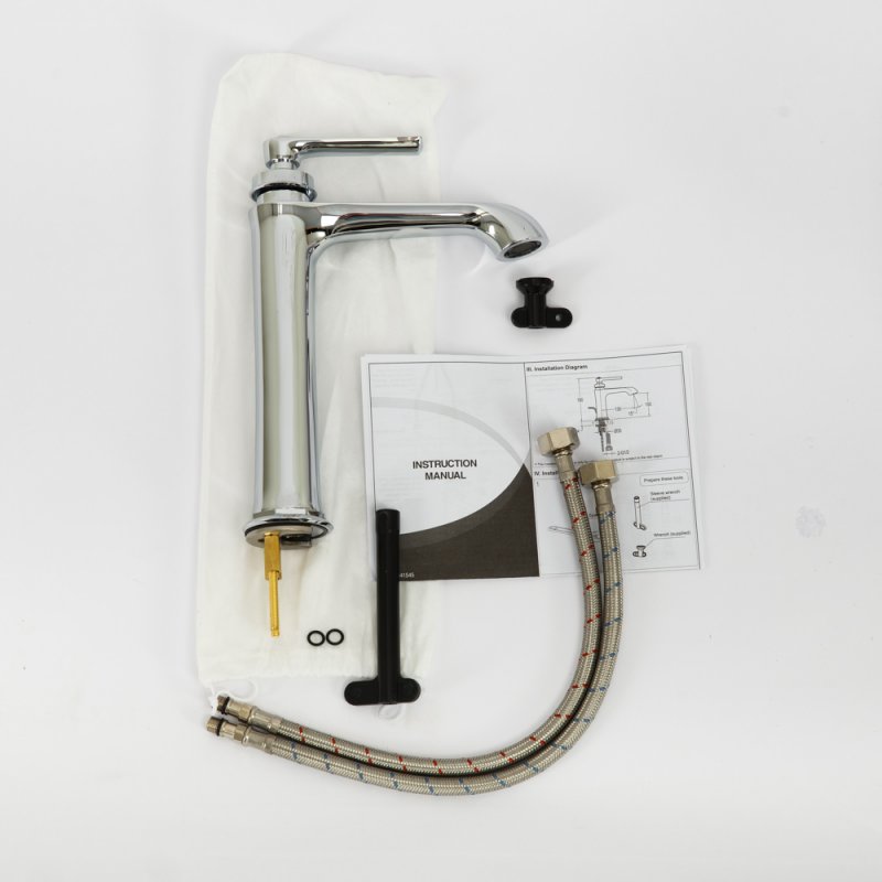 LIBERTY-F-LC-01-W0 Смеситель для накладных раковин без донного клапана, хром LIBERTY-F-LC-01-W0 Смеситель для накладных раковин без донного клапана, хром