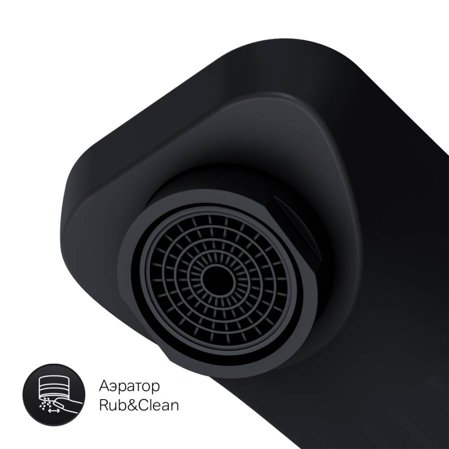 F90A72222 Gem, Смеситель д/умывальника, монтируемый в стену, чёрный, шт. F90A72222 Gem, Смеситель д/умывальника, монтируемый в стену, чёрный, шт.