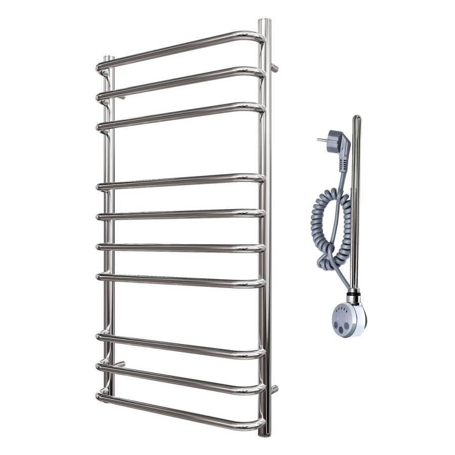 Полотенцесушитель электрический Point Нептун PN09150E П10 500x1000 левый/правый, хром Полотенцесушитель электрический Point Нептун PN09150E П10 500x1000 левый/правый, хром