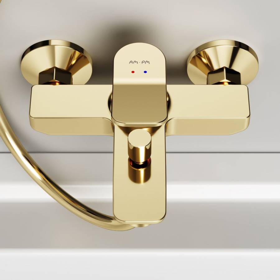 F85A10099 X-Joy, смеситель д/ванны/душа, золото F85A10099 X-Joy, смеситель д/ванны/душа, золото