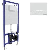 Инсталляция Berges Novum + клавиша смыва F1 белая, 040250