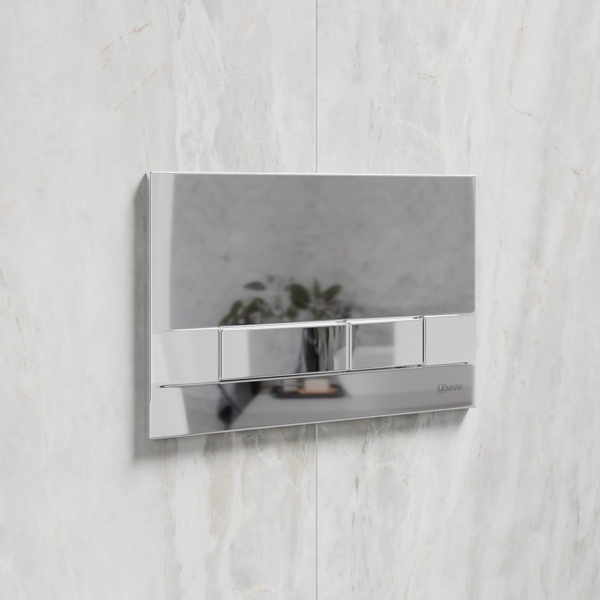 Комплект 2в1: Инсталляция Lemark PENEDA для унитазов с кнопкой смыва BIT хром глянец Комплект 2в1: Инсталляция Lemark PENEDA для унитазов с кнопкой смыва BIT хром глянец