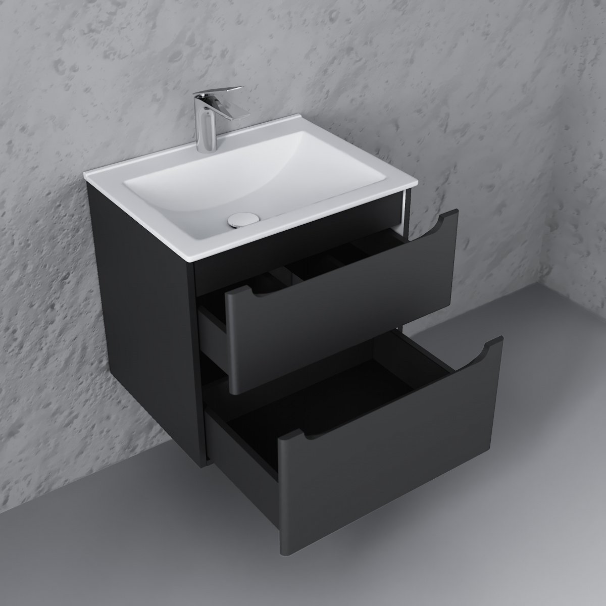 Умывальник встраиваемый керам. LAPARET Sinergia 60см белый с1 Умывальник встраиваемый керам. LAPARET Sinergia 60см белый с1