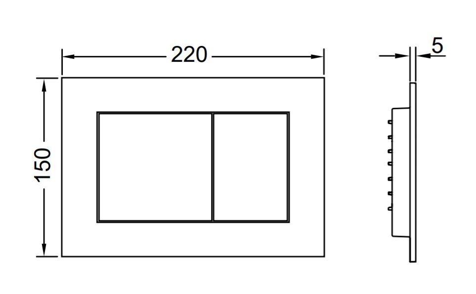 Комплект установки подвесного унитаза: модуль, панель TECEnow черная глянцевая, унитаз TECE V04 Комплект установки подвесного унитаза: модуль, панель TECEnow черная глянцевая, унитаз TECE V04