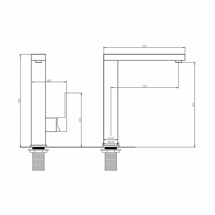 Смеситель для кухни Abber Daheim AF8214G Смеситель для кухни Abber Daheim AF8214G