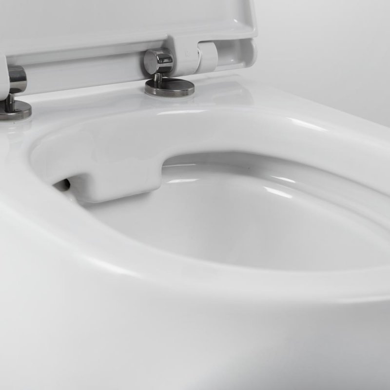 STYLUS Чаша подвесного унитаза безободкового, CZR-513-TH-R STYLUS Чаша подвесного унитаза безободкового, CZR-513-TH-R