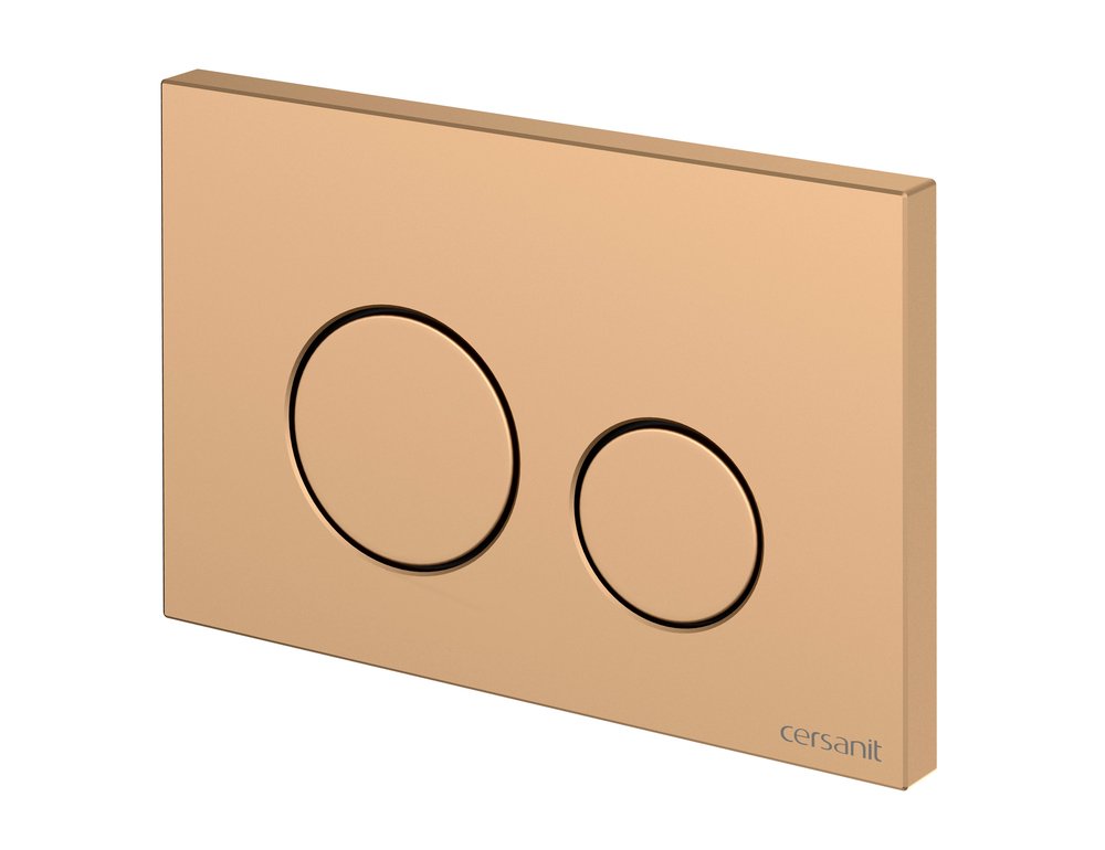 Кнопка TWINS пластик золотой матовый Кнопка TWINS пластик золотой матовый