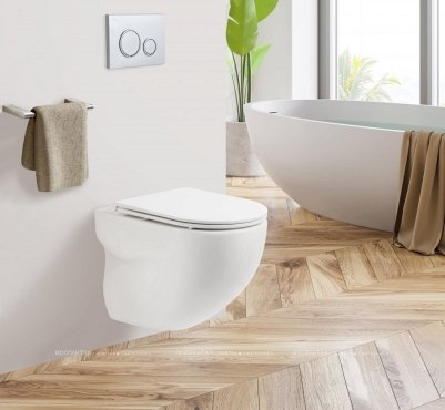 Чаша подвесного унитаза BelBagno ONDA BB066CHR Чаша подвесного унитаза BelBagno ONDA BB066CHR
