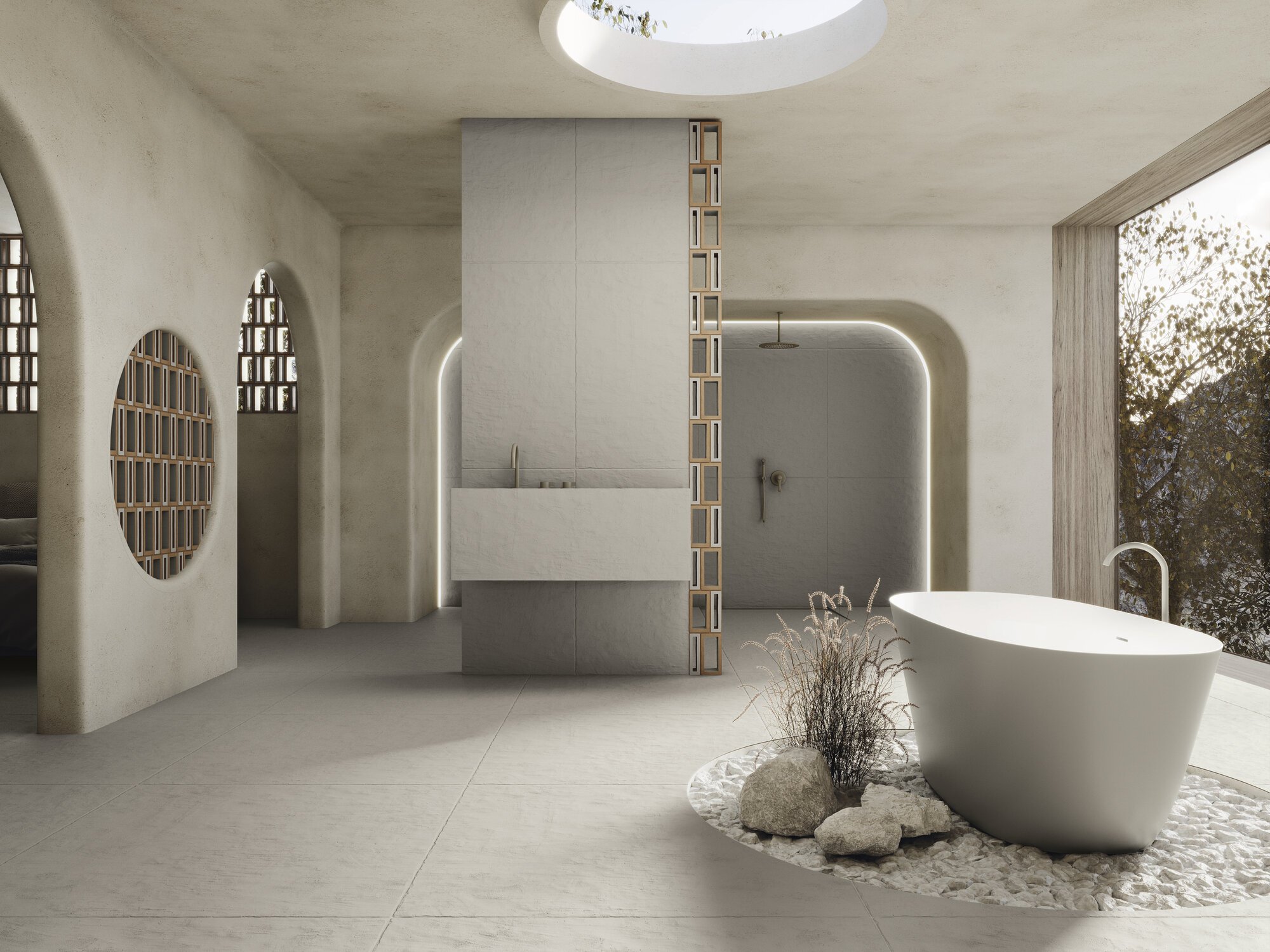 Керамогранит A Piedi White 100х100 Керамогранит A Piedi White 100х100