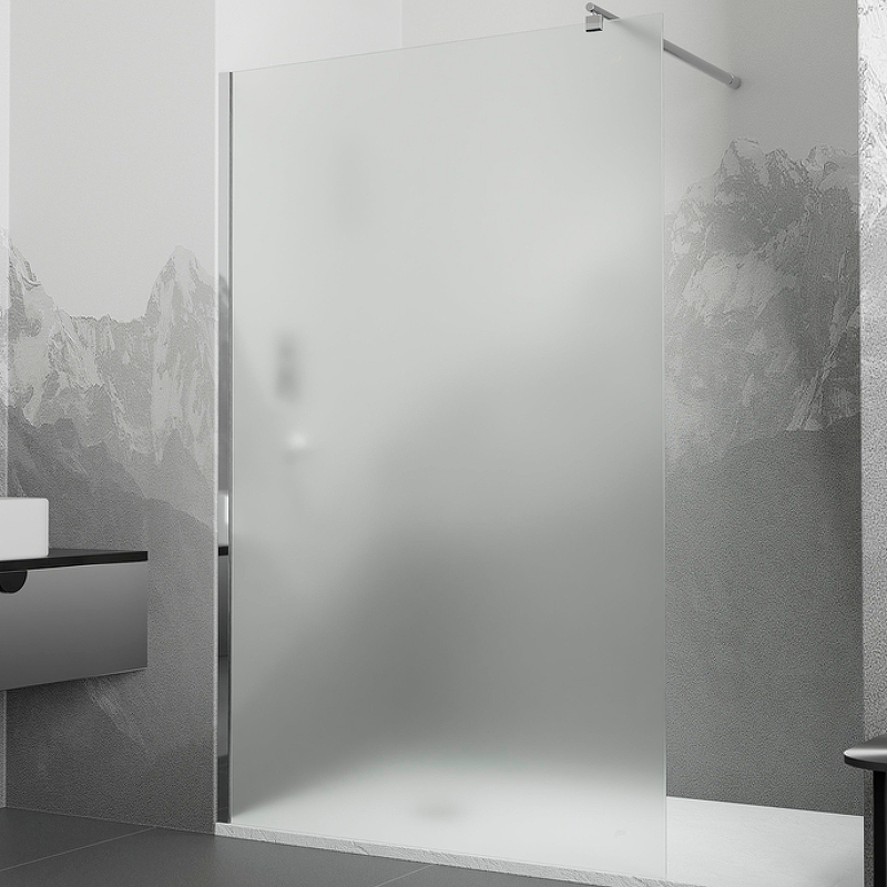 Душевая перегородка RGW Walk In WA-02 80 41100208-51 профиль Хром стекло шиншилла Душевая перегородка RGW Walk In WA-02 80 41100208-51 профиль Хром стекло шиншилла