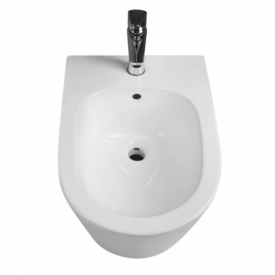 Биде ABBER Bequem AC1152 приставное белое Биде ABBER Bequem AC1152 приставное белое