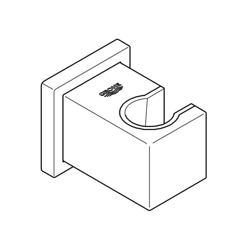 Держатель ручного душа Grohe Euphoria Cube 27693000 хром Держатель ручного душа Grohe Euphoria Cube 27693000 хром
