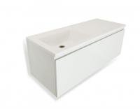 Тумба подвесная под умывальник Dallas Luxe 1050х482 правосторонняя 1 ящик (ШхГхВ) 1042х476х430