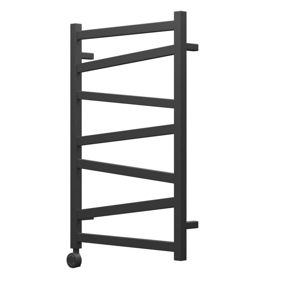 Полотенцесушитель электрический Point Феникс PN15158BE П7 500x800 левый/правый, черный Полотенцесушитель электрический Point Феникс PN15158BE П7 500x800 левый/правый, черный