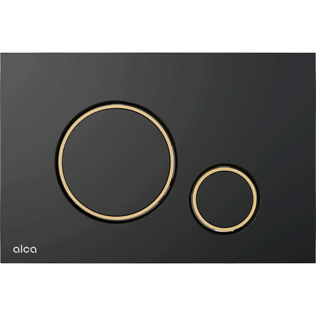 Кнопка управления для скрытых систем инсталляции, черный-мат/ золото глянец Кнопка управления для скрытых систем инсталляции, черный-мат/ золото глянец