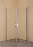 Душевой уголок Orange E04-100TCR без поддона 100х100, стекло прозрачное