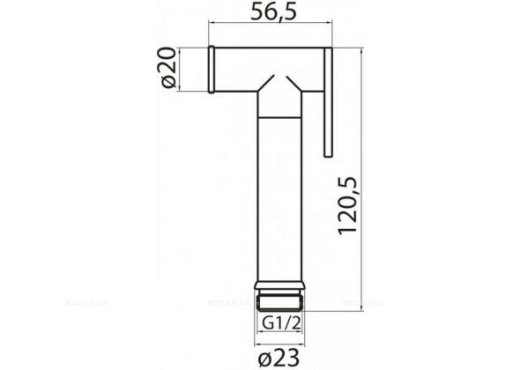 CZR-ID2-01 Душ гигиенический, хром CZR-ID2-01 Душ гигиенический, хром
