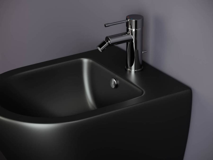 Биде подвесное Ceramica Nova Metropol CN4003MB, черное матовое Биде подвесное Ceramica Nova Metropol CN4003MB, черное матовое