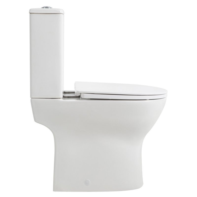 LOUNGE Чаша безободкового унитаза с сиденьем дюропласт soft close, P-trap, BB045CPR/SC LOUNGE Чаша безободкового унитаза с сиденьем дюропласт soft close, P-trap, BB045CPR/SC