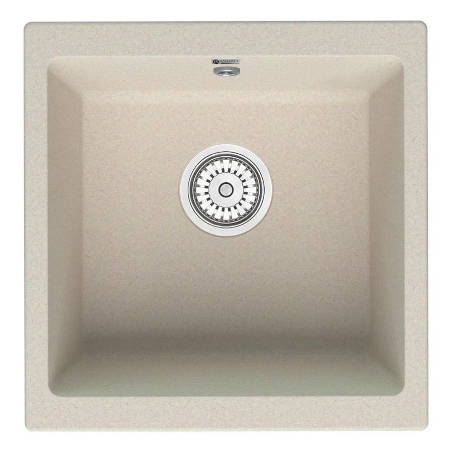 Мойка кухонная Point Бату 45 PN3008BG, светло-бежевый Мойка кухонная Point Бату 45 PN3008BG, светло-бежевый