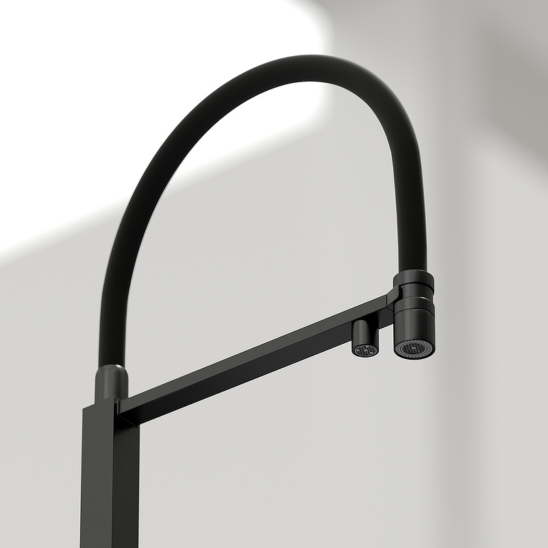 Смеситель для кухни SANCOS Moro с возможностью подключения фильтра для воды, цвет матовый черный, арт. SC4006MB Смеситель для кухни SANCOS Moro с возможностью подключения фильтра для воды, цвет матовый черный, арт. SC4006MB