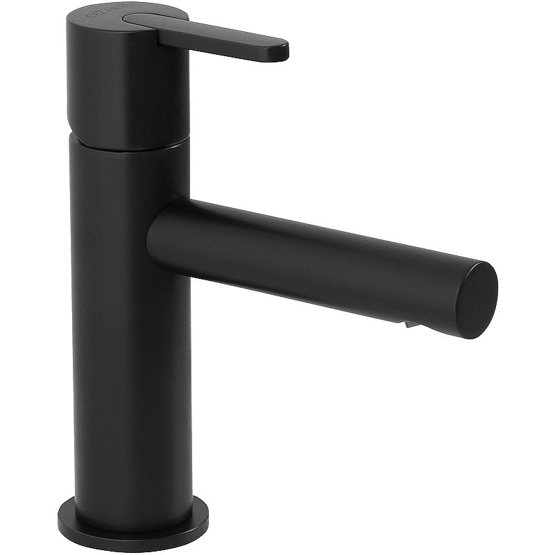 LEAF-LSM1-NOP Смеситель для раковины однорычажный, с донным клапаном, исполнение черный матовый LEAF-LSM1-NOP Смеситель для раковины однорычажный, с донным клапаном, исполнение черный матовый