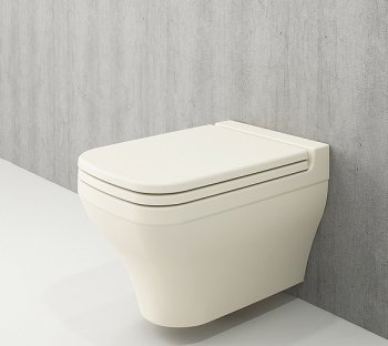 Сиденье с крышкой Scala, дюропласт, цвет-ваниль, A0322-008, шт