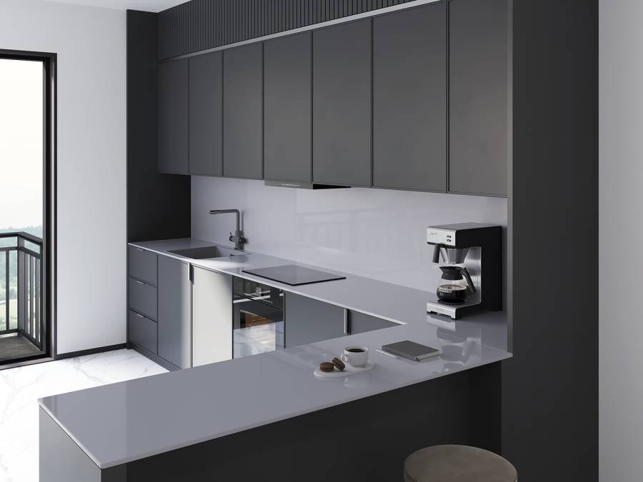 Керамический слэб GREY 2400х800х15мм , Matt Керамический слэб GREY 2400х800х15мм , Matt