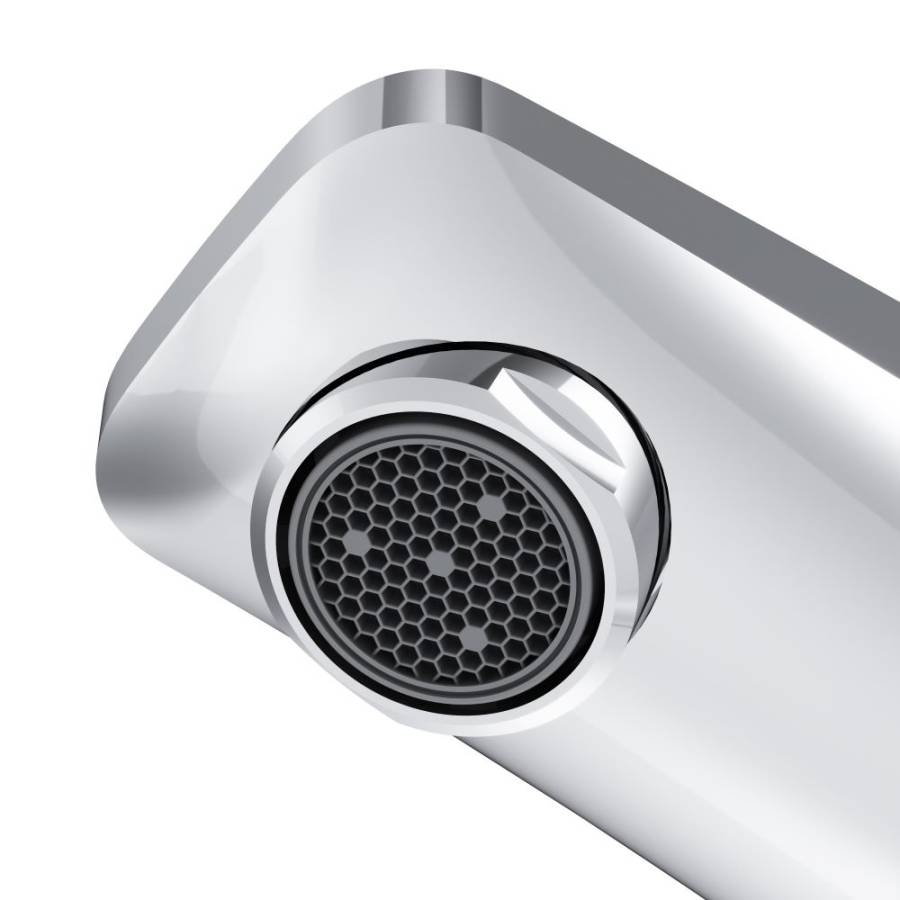 F90A02400 Gem Смеситель для умывальника с индикацией температуры, хром, шт. F90A02400 Gem Смеситель для умывальника с индикацией температуры, хром, шт.