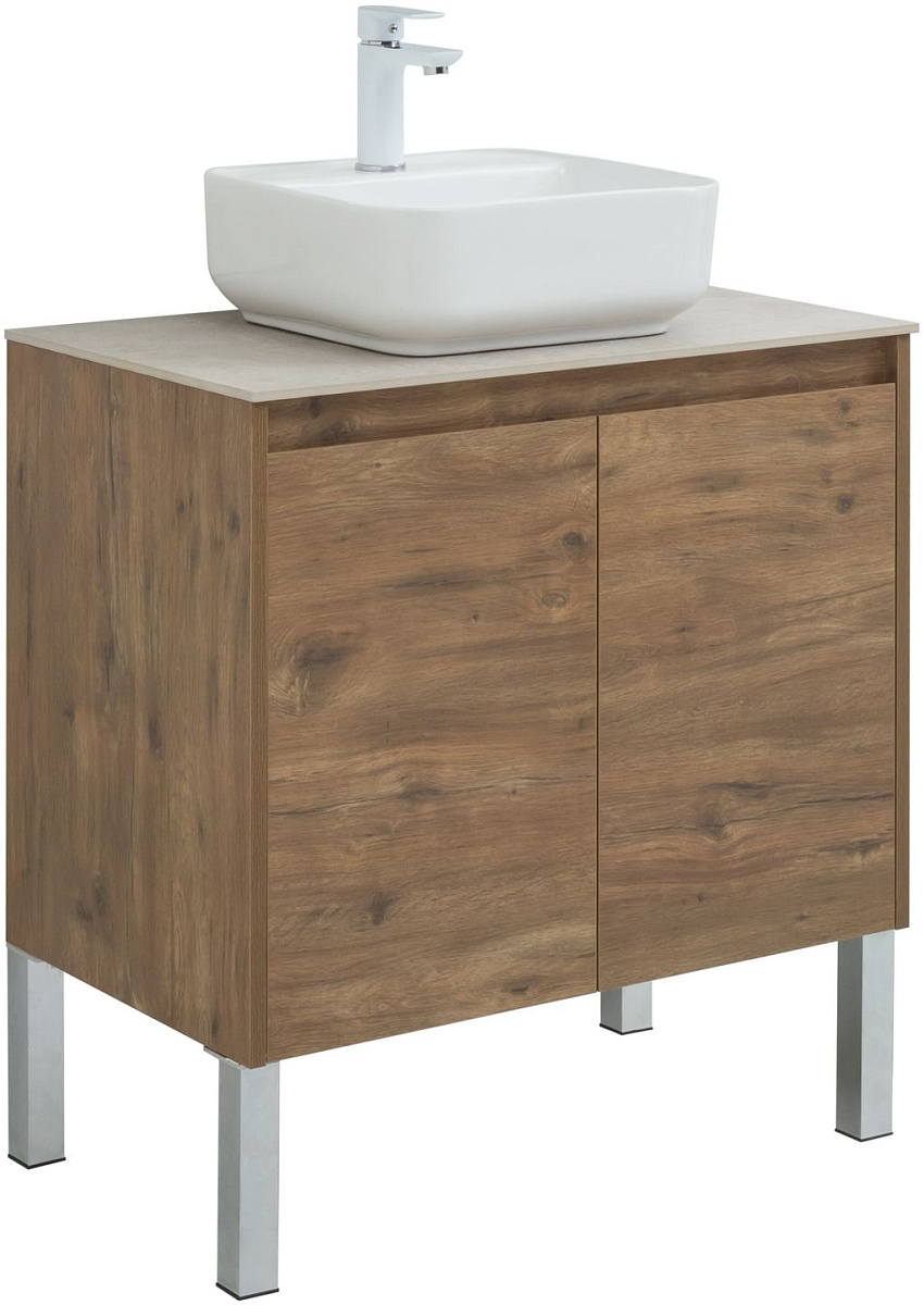 Тумба под раковину Aquanet Nova Lite 75 дуб рустикальный (2 дверцы) Тумба под раковину Aquanet Nova Lite 75 дуб рустикальный (2 дверцы)