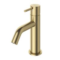 LEAF-LSM2-L-SR Смеситель для раковины однорычажный, с донным клапаном, исполнение Sunrise LEAF-LSM2-L-SR Смеситель для раковины однорычажный, с донным клапаном, исполнение Sunrise