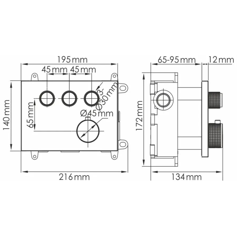 A7458.219.162.302.240.217.220 Thermo Встраиваемый комплект для ванны A7458.219.162.302.240.217.220 Thermo Встраиваемый комплект для ванны