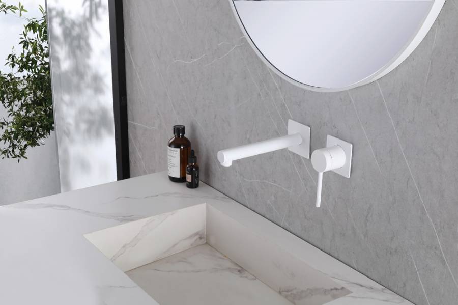 Смеситель для раковины Abber Emotion AF8812W белый Смеситель для раковины Abber Emotion AF8812W белый